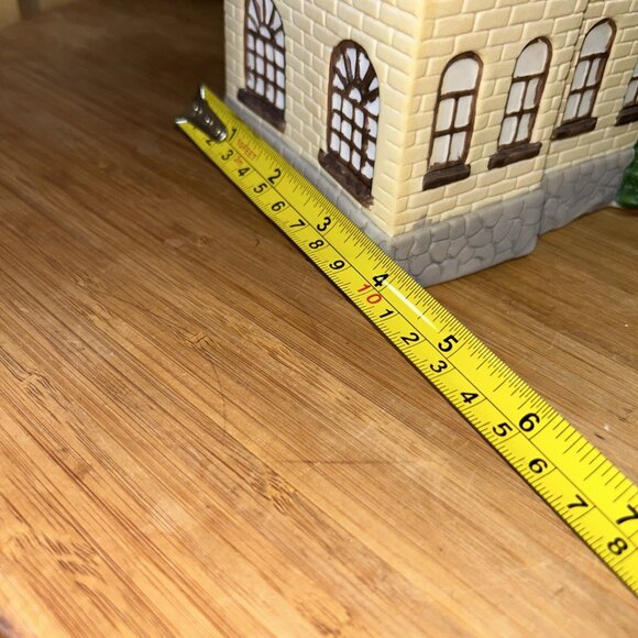 Vintage 1992 Dickens Collectibles Holiday Tavern Porcelain Village House in Box - Picture 7 of 8